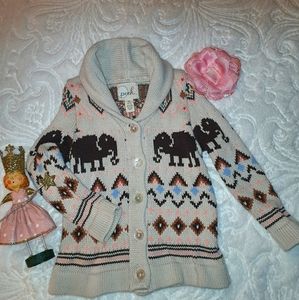 Tribal elephant sweater from Peek